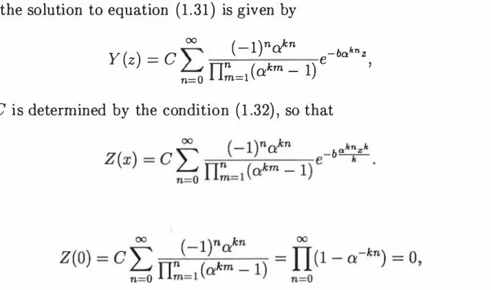 Figure b = and k = 2 when 1/2, a = 2 and = 1.1.7 depicts solutions to equation (1.31) corresponding to k = k 1 1