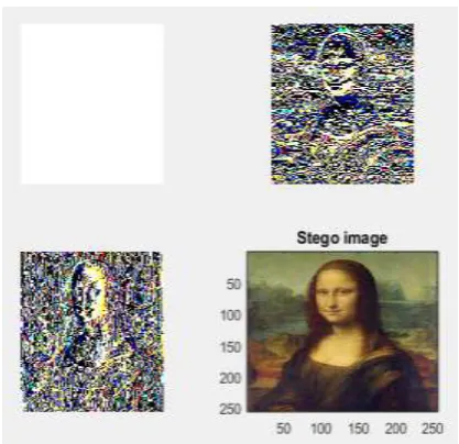 Figure 9: Decomposed Steganographed image. 