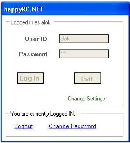 Figure A.6: ESS Application – User Logged In