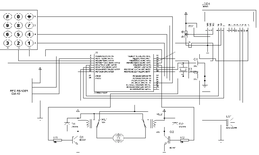Figure 4: RFID Circuit Diagram. 