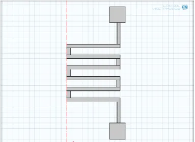 Figure 1: Single Meander Structure. 