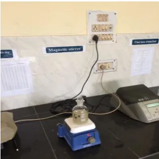 Figure 3: Preparation of Nano refrigerants in laboratory. 