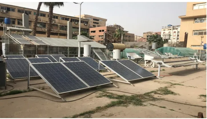 Figure 6: Current-voltage and power-voltage characteristics of the PV module at STC. 