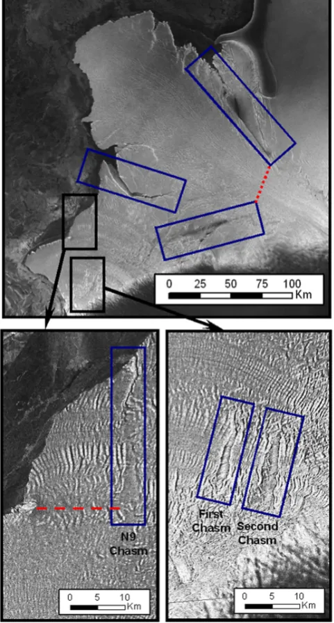 Fig. 11. Major rifts in the BIS–SWGT region. There are three largerifts in the SWGT region (discussed in Sect