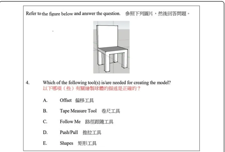 Fig. 2 Assessment item for testing students’ basic knowledge (remembering)