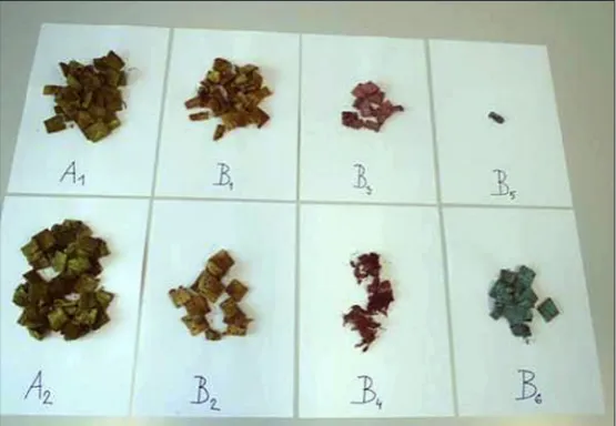 Figure 5. Mean temperature variation (sample 1-9) with respect to time during the composting period