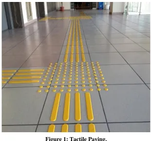 Figure 1: Tactile Paving. 