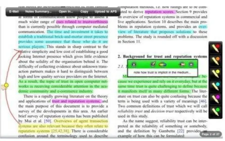Fig. 1: A document annotation tool. 