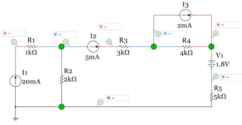 Figure 1.11: Circuit for Example 1.11 