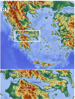 Fig. 1. (in which the major topographical elements as well as the adjacent gulfs are shown