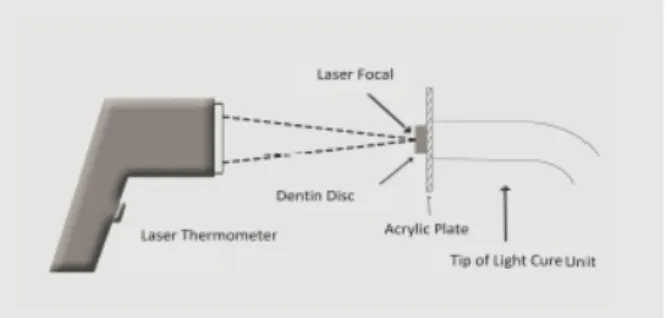 Fig 1. Schematic representation of thermal measurement 
