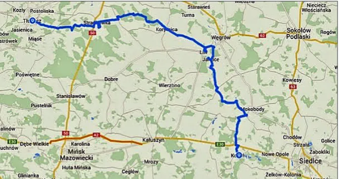 Fig. 1 The River Liwiec basin