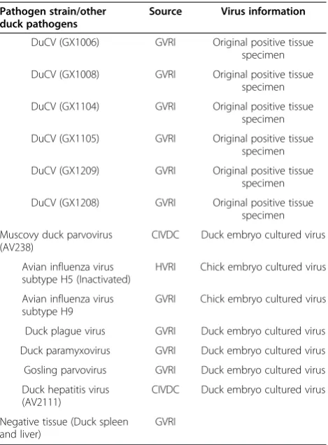 Table 2 Oligonucleotide primers used for RT-LAMP assay