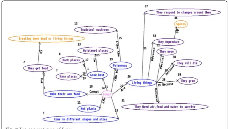 Fig. 4 The concept map of plants