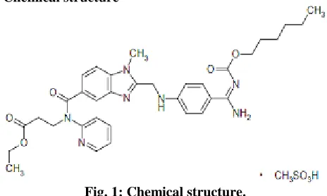 Fig. 1: Chemical structure. 