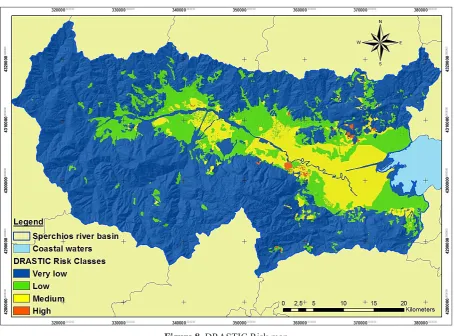 Figure 8. DRASTIC Risk map