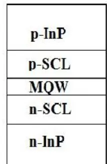 Fig. 1. The structure of the studied laser. 