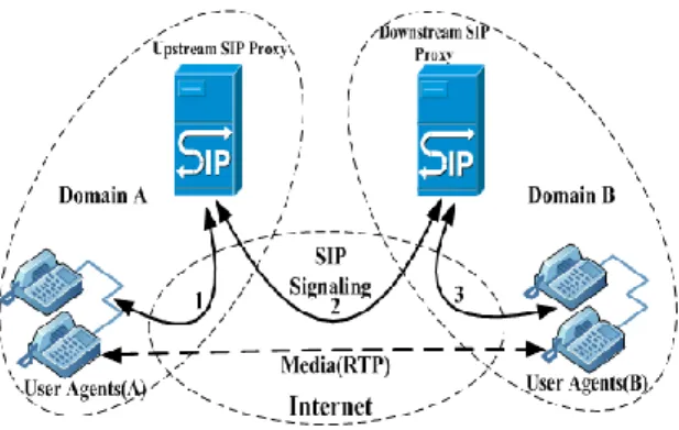 Fig. 1.   Network configuration for SIP 