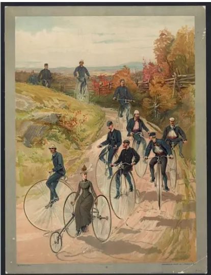 Figure 4.1, Bicycling (L. Prang & Co.)