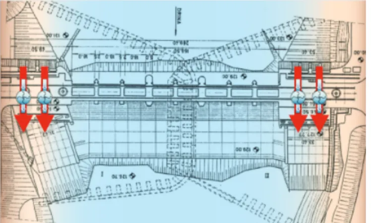 Fig. 7. Decomposition of the hydropower plant into individual units 