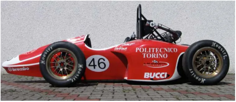 Fig. 1. Final product of the racing car 