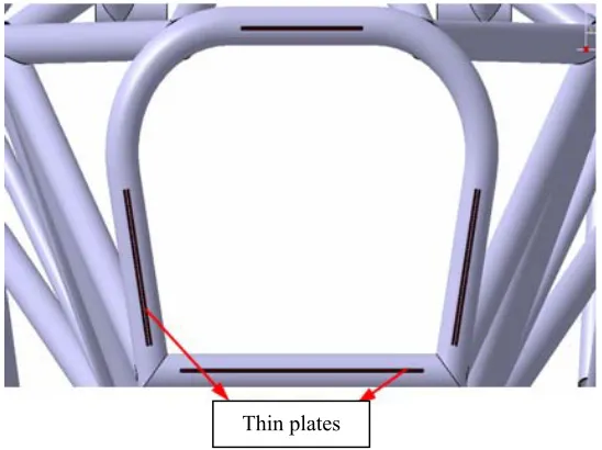 Fig. 2. Unacceptable solution for links between car body and impact attenuator 