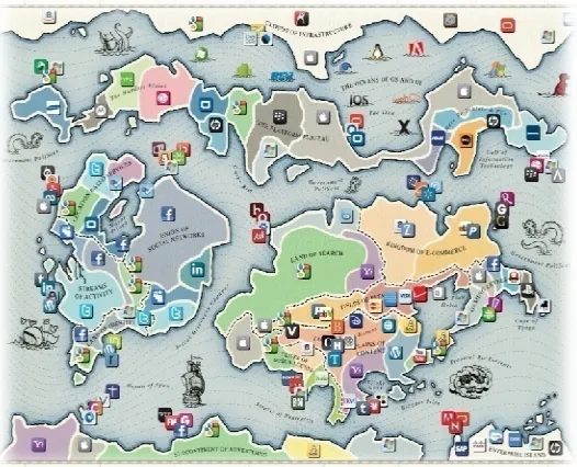 Figure 3: Web 2.0 World Map 