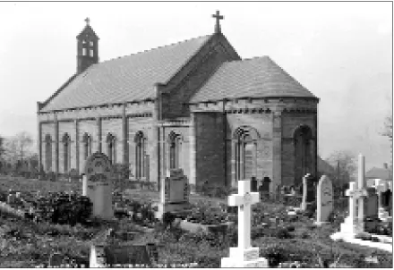 Fig. 6: Milnsbridge, near Huddersfield,St Luke, 1843–5.This was Wallen’sfirst Norman composition, and his firstdesign with a bellcote instead of atower