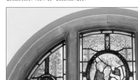 Fig. 5: Detail of one of the windowsin the Lady Chapel.The central panelis of the Annunciation.