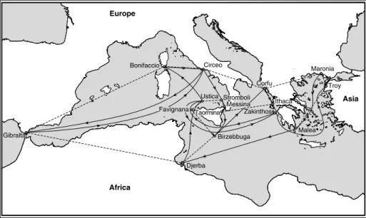 Figure 1.1 A graphic representation of the geographic TSP instance ‘ulysses16’ and
