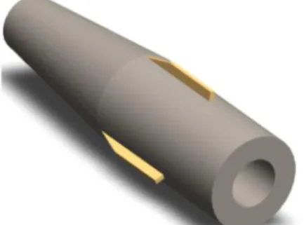 Figure 2. The tubular projectile model from [6].