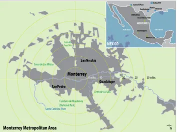 Figure 1: Located in north-east Mexico, 