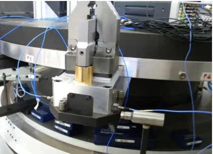 Fig. 7. Sensor setup for EMA tests 