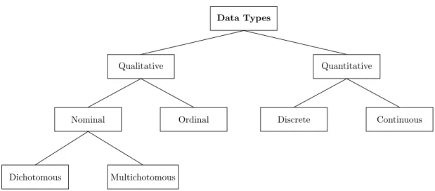 Figure 3.1: Taxonomy of data types (Steynberg, 2016).