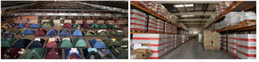 Figure 1. Evacuation Centers (ECs) and Distribution Centers (DCs).