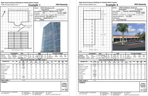 Figure 2: FEMA rapid visual screening 