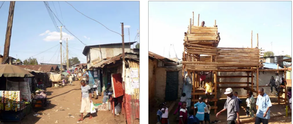 Figure 3: (right) Playground in Kibera 