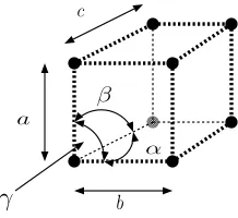Figure 2.9: Labels on a primitive cell of a lattice.