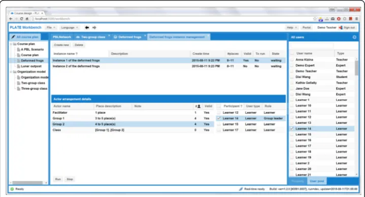 Fig. 5 The UI of the script instantiation tool