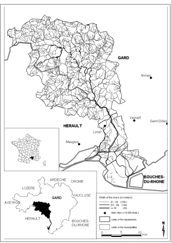 Fig. 1.With this second question, the goal was to have them ex- Vidourle watershed.Fig
