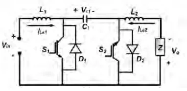 Figure 1: Cuk converter diagram.