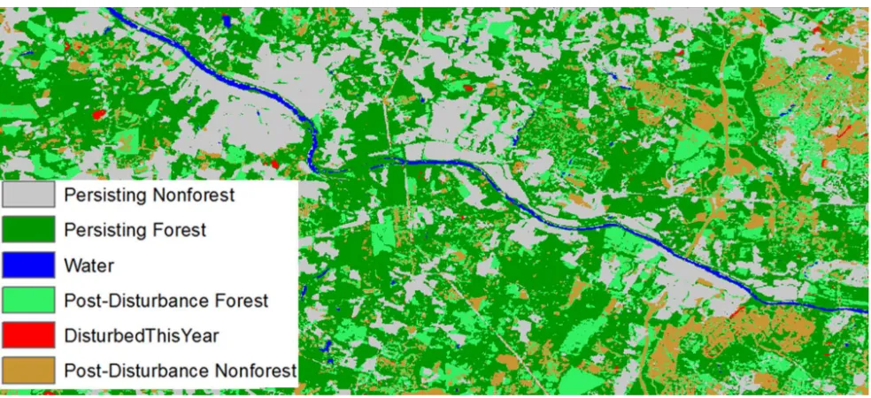 Figure 2: Portion of 2010 Virginia VCT map.