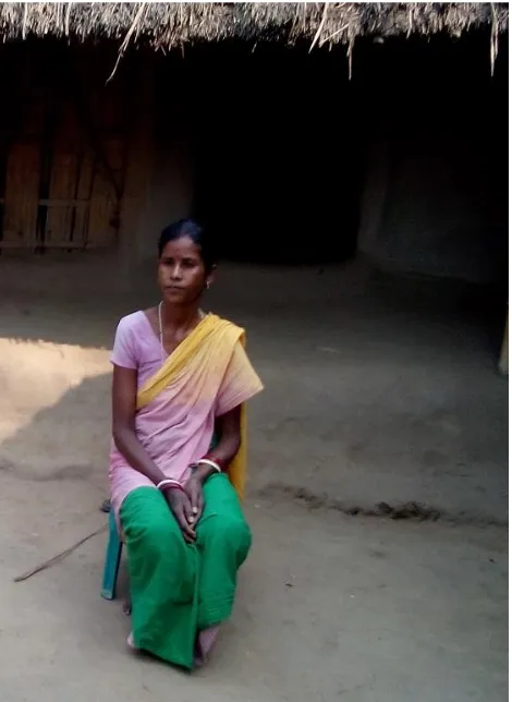 Figure 4: A Tea Tribe Woman in Mekhela Chador