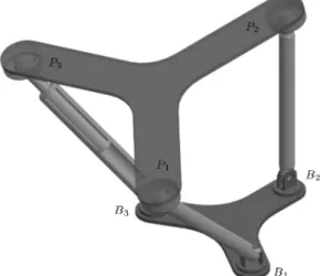 Figure 1. The US-RS-RPS parallel robot.