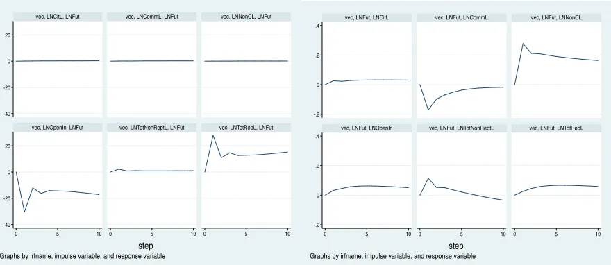 Figure 3. IRF Graphs.  