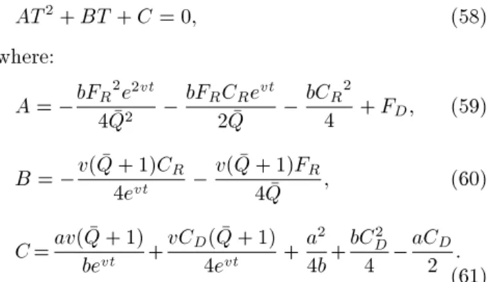 Table 1. Results for the rst example.