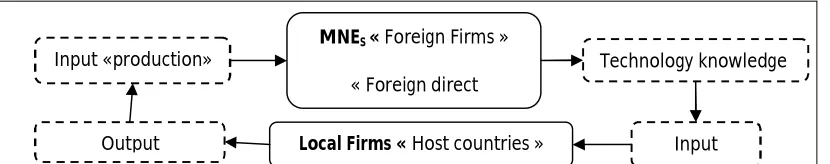 Figure 1.  Foreign direct investment and technology Transfer to Local firms (Host countries)