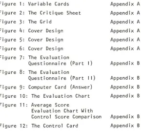 Figure 8: The Evaluation Questionnaire (Part