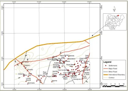 Fig. 1. Location map of the study area [2] 