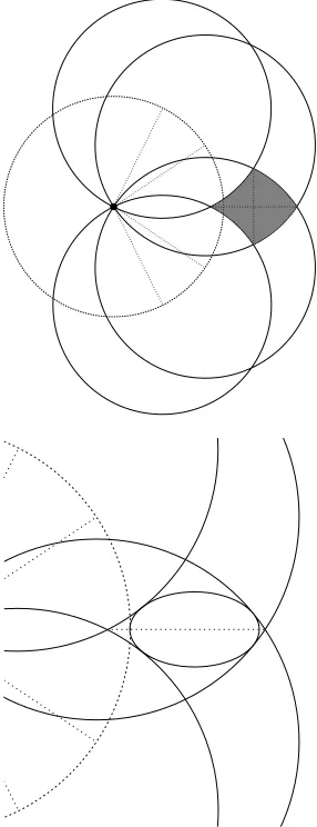 Figure 4: The dart in context, and ellipse close up